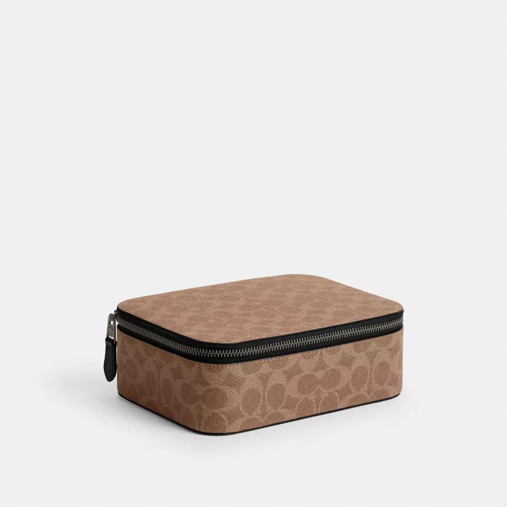 Coach Tech Organizer In Colorblock Signature Canvas