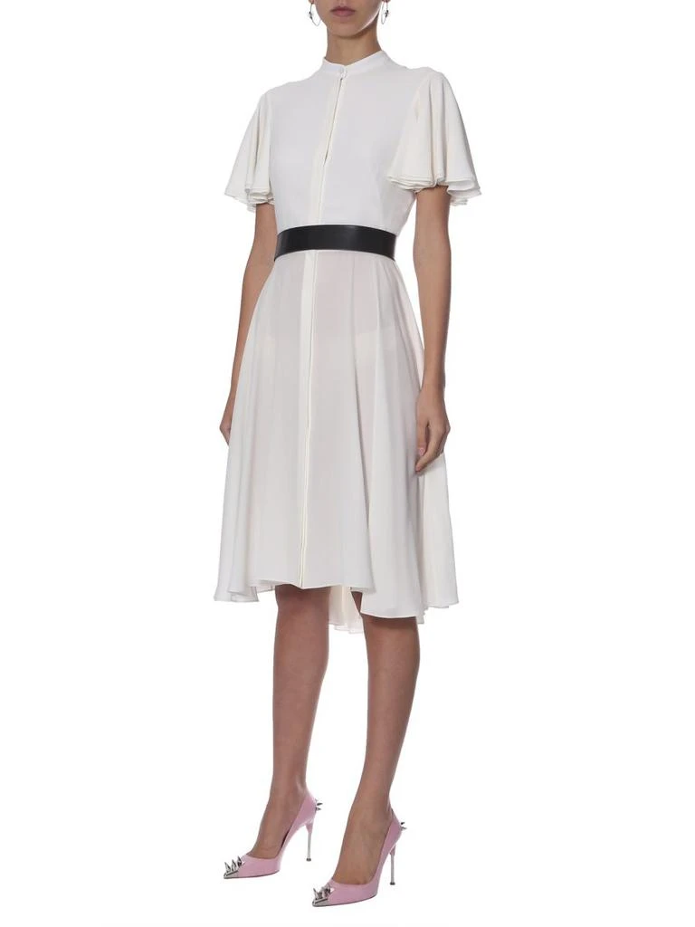 Alexander McQueen Alexander McQueen Short-Sleeved Ruffled Dress 5