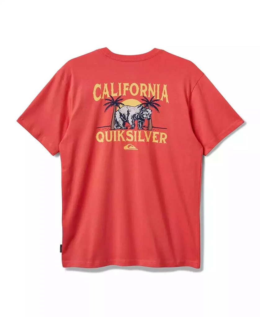 Quiksilver Men's California Bear Set Short Sleeve T-Shirt 6