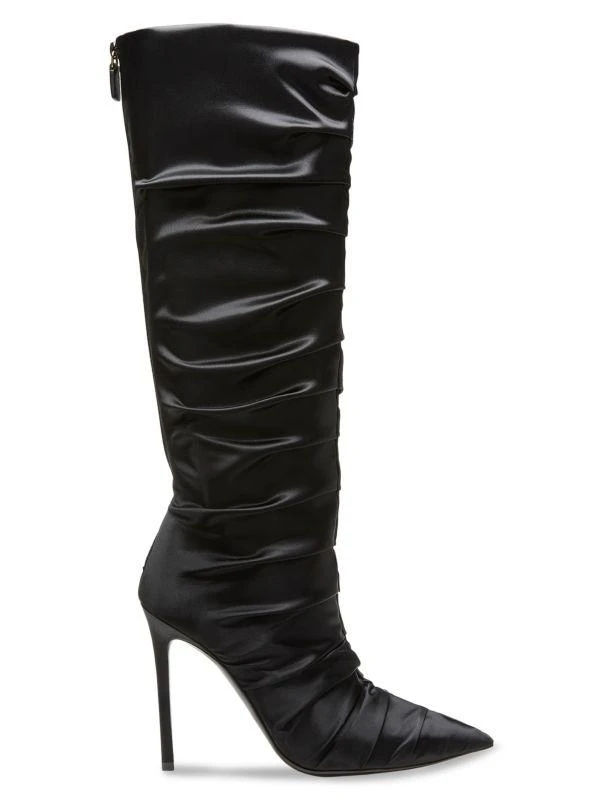 Stuart Weitzman 100MM Ruche Stiletto Knee High Boots 1