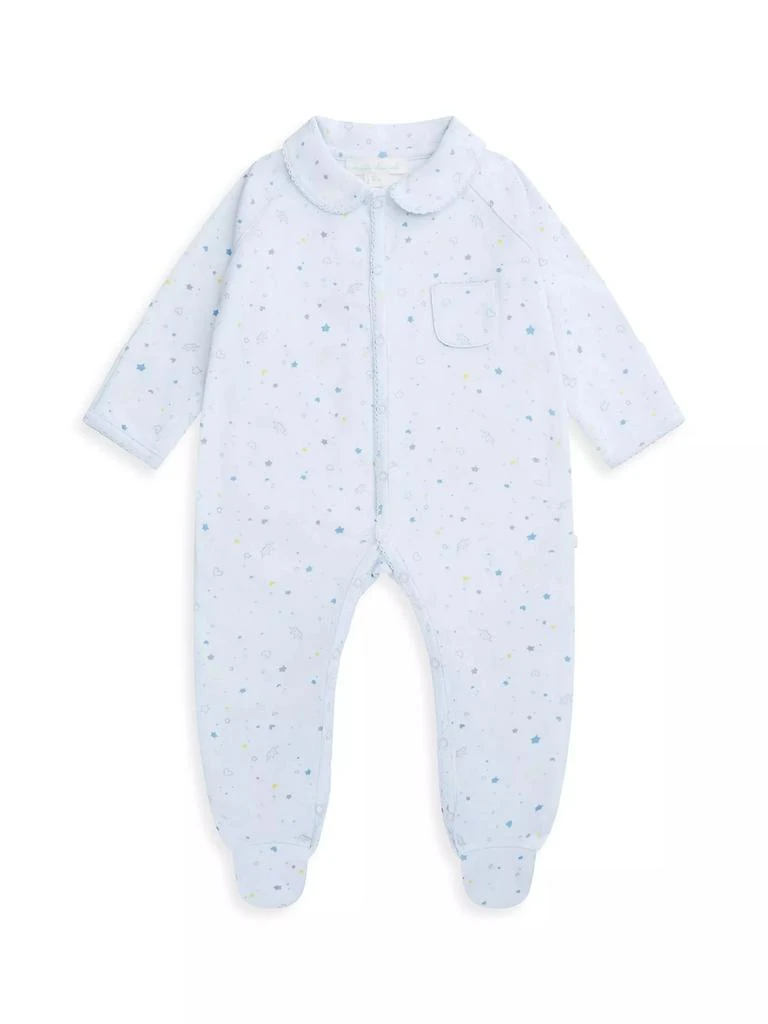 Marie Chantal Baby Girl's Star &amp; Crown Footie 1