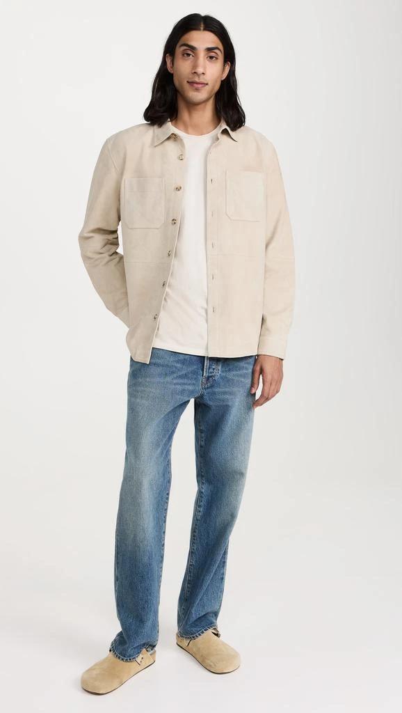 Club Monaco Suede Shirt Jacket 4