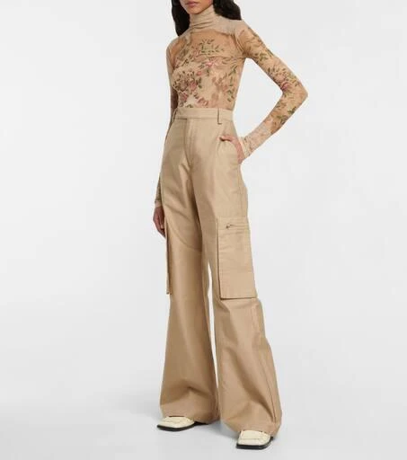 AMIRI Canvas wide-leg cargo pants 2