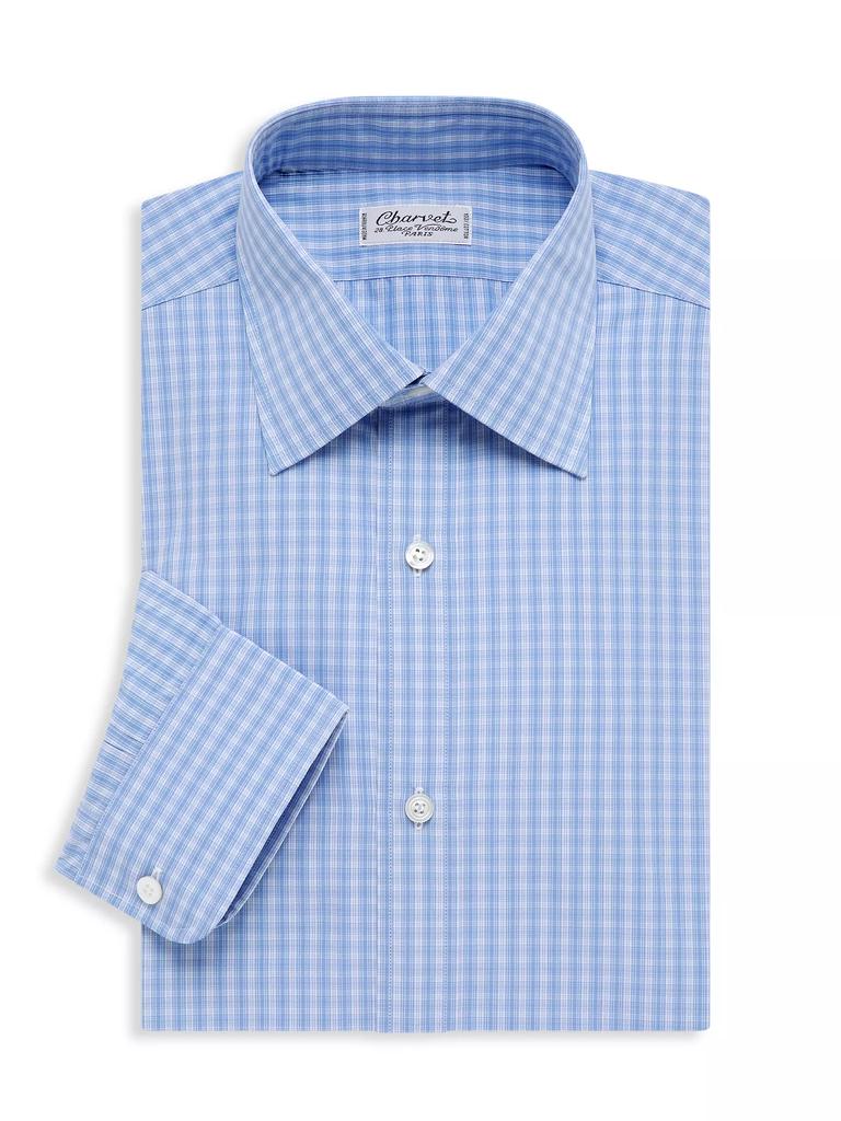 Charvet Small Picnic Plaid Dress Shirt