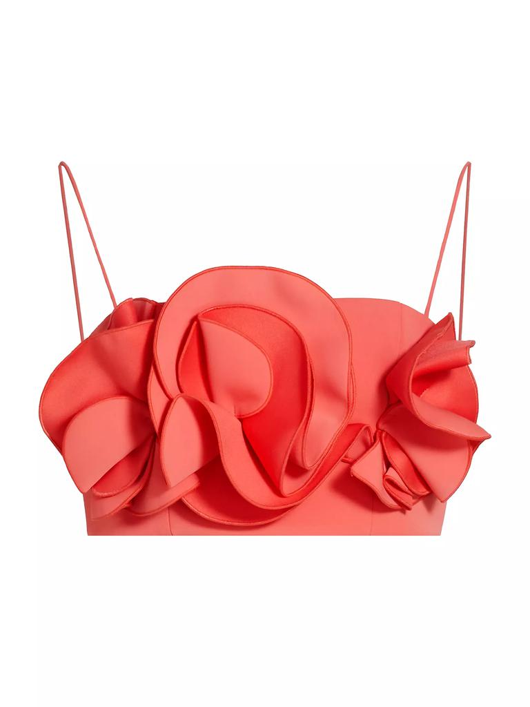 Acler Underwood Frilled Bandeau Crop Top