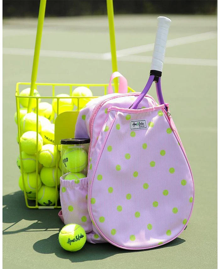 Ame & Lulu Girls' Hearts Little Love Tennis Backpack - Little Kid, Big Kid 3