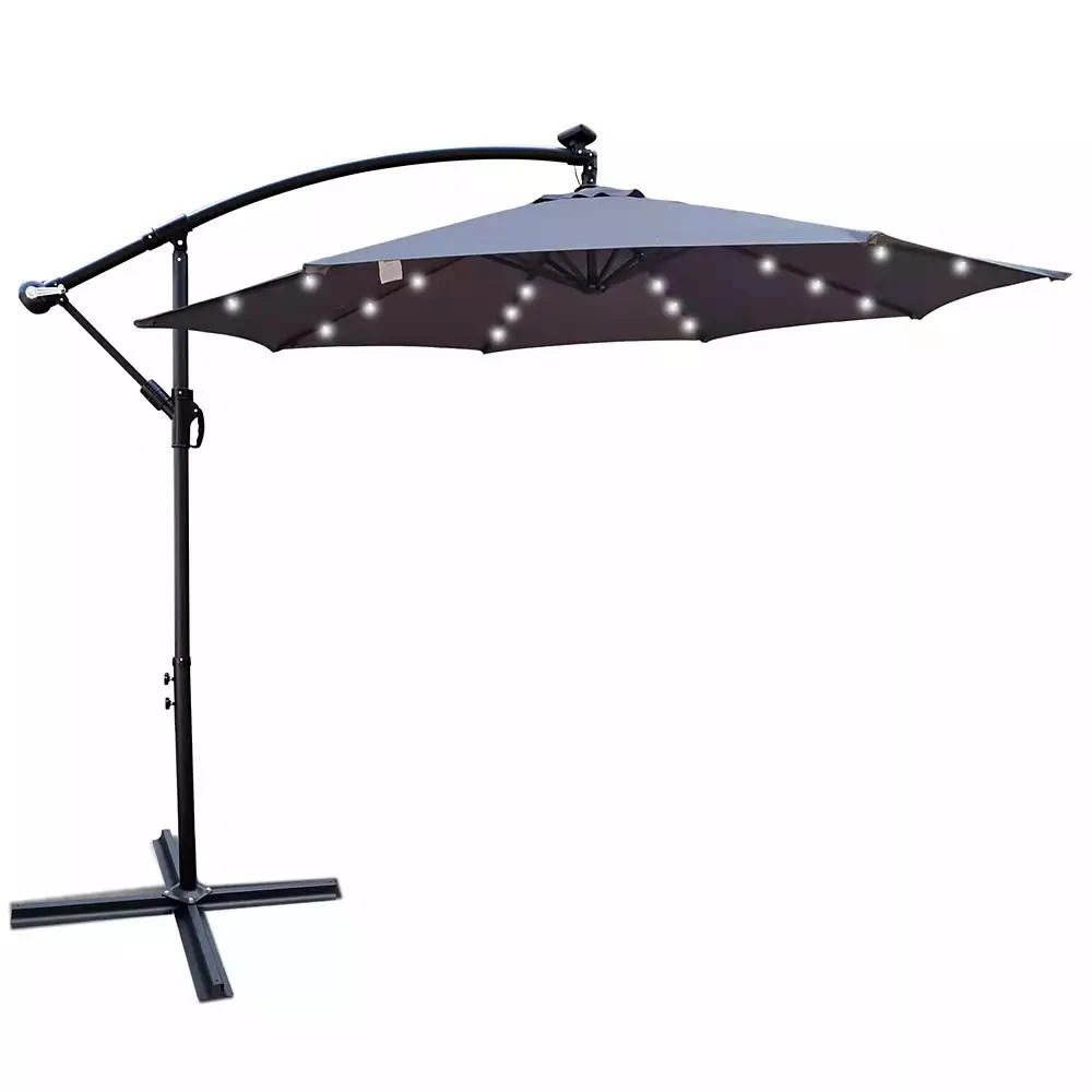 Streamdale Furniture Solar Umbrella with LED Lights
8 Ribs 7