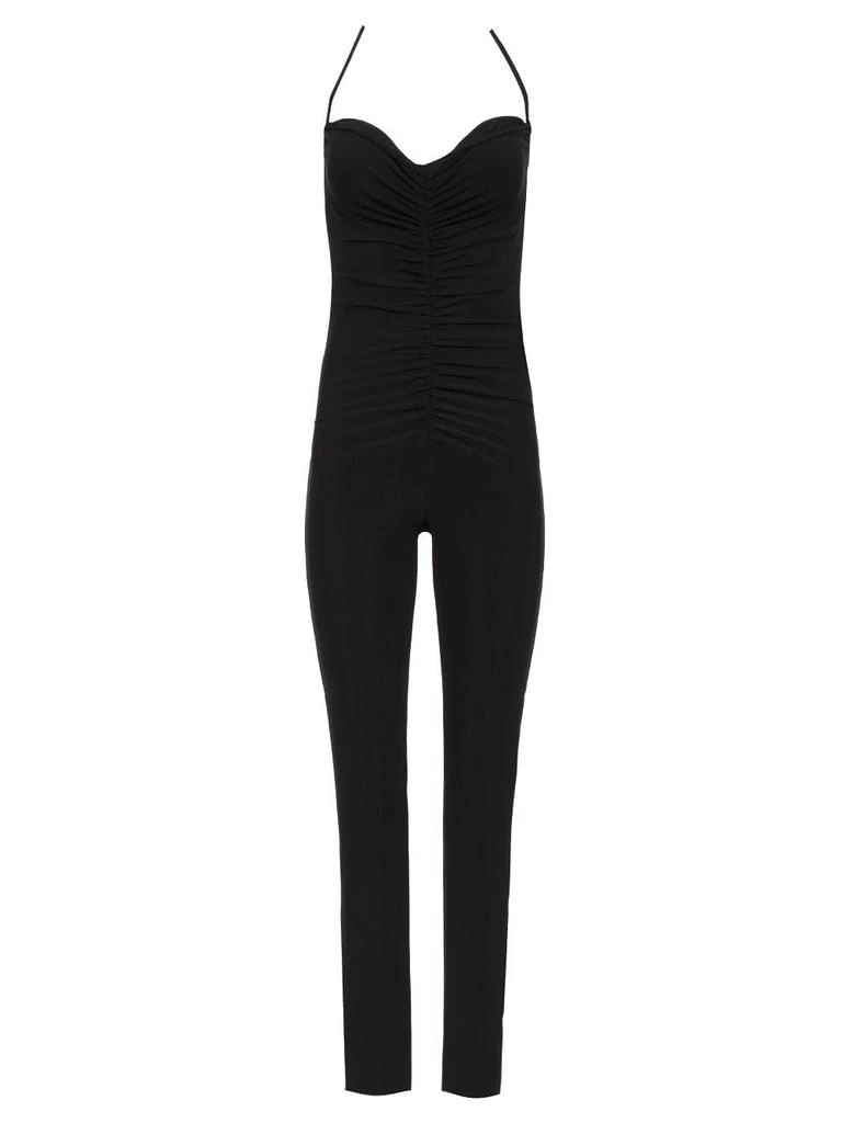 Norma Kamali Norma Kamali Cowl-Neck Stretchy Jumpsuit 1