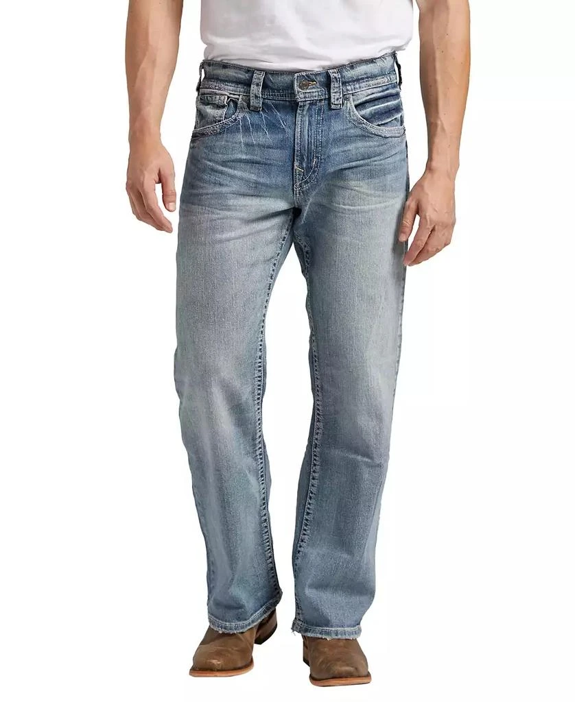 Silver Jeans Co. Men's Gordie Relaxed Fit Straight Leg Jeans 2