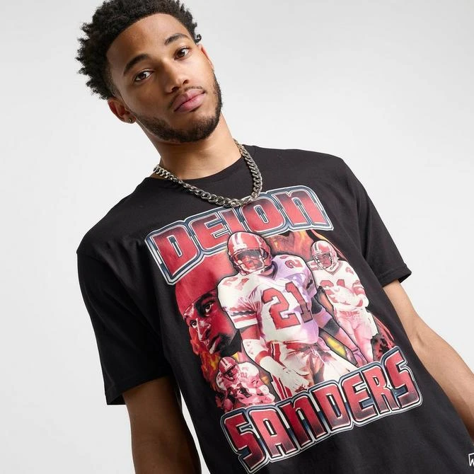 Mitchell and Ness Men's Mitchell & Ness Deion Sanders Atlanta Falcons NFL Collage T-Shirt 9