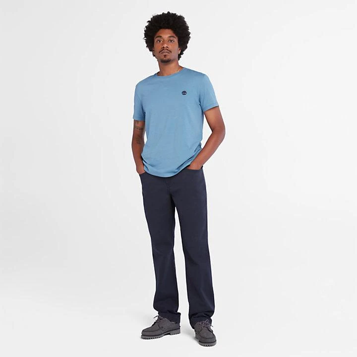 Timberland Slim Tree Logo T-Shirt for Men in Blue 2