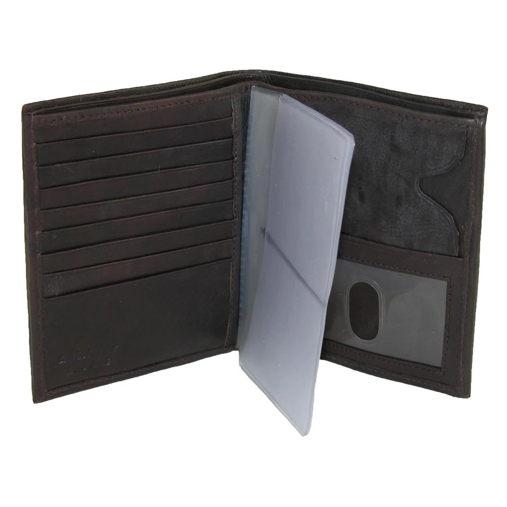 Paul & Taylor Men's Leather Large Hipster Wallet 3