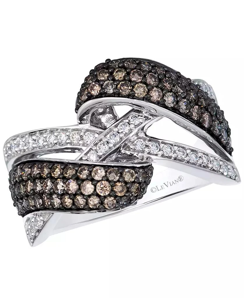 Le Vian Chocolate Diamond (1.03 ct. t.w.) 
Vanilla Diamond (0.21 ct. t.w.) Ring in 14k Vanilla Gold