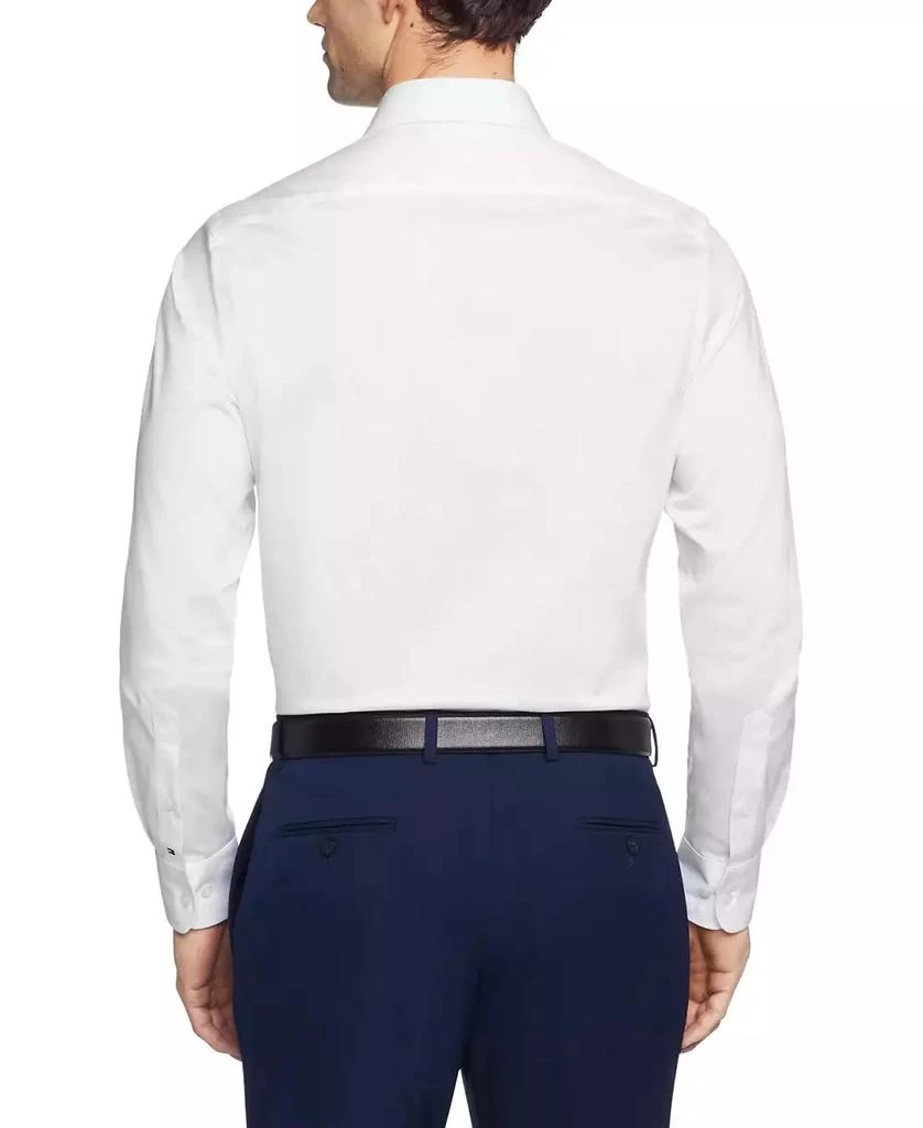 Tommy Hilfiger Men's TH Flex Slim Fit Wrinkle Free Stretch Twill Dress Shirt 2