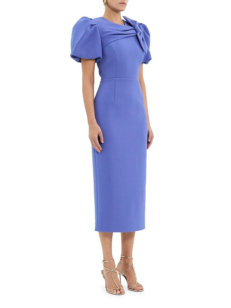 REBECCA VALLANCE Violetta Bow Midi-Dress - Dresses & Skirts - Free Shipping  - BeyondStyle