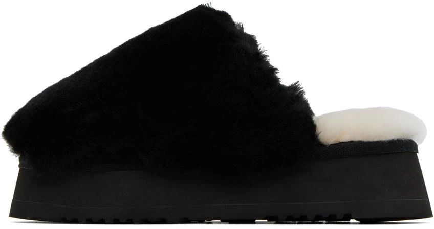 Mou SSENSE Exclusive Black Slippers 3