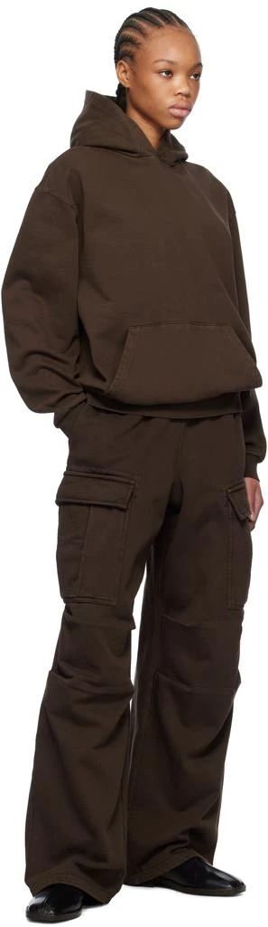 SKIMS Brown Boyfriend Fleece Cargo Lounge Pants 4