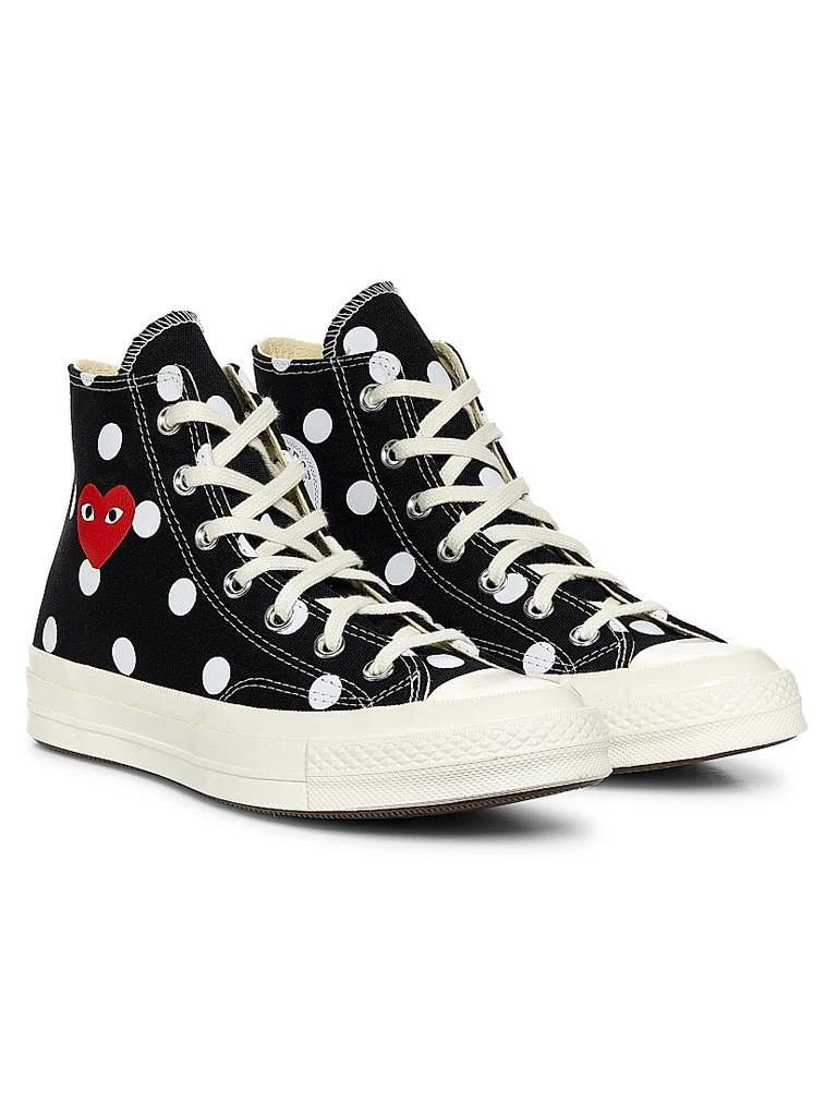 Comme des Garcons CdG Play x Converse Women's Polka Dot High-Top Sneakers 2