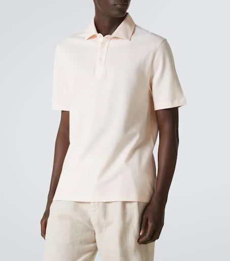 Brunello Cucinelli Cotton and linen polo shirt 3
