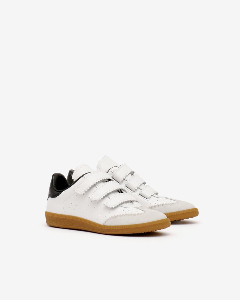 Isabel Marant ISABEL MARANT, BETH LEATHER SNEAKERS - Women - White - 35