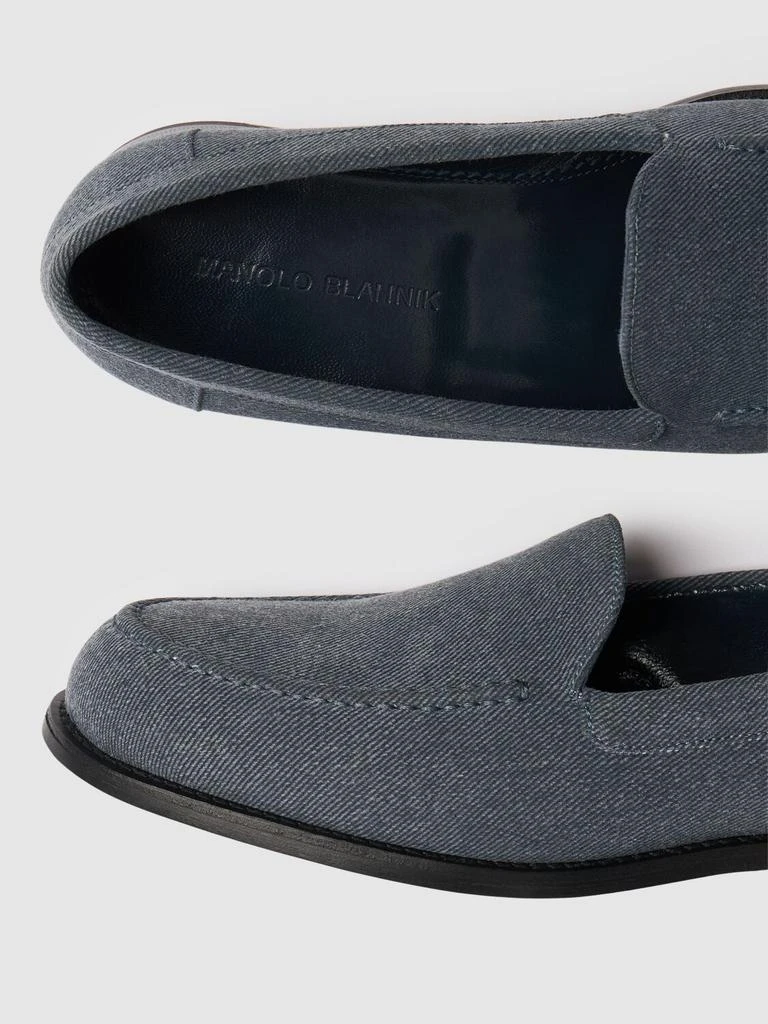 MANOLO BLAHNIK Dineguardo Denim Loafers 3