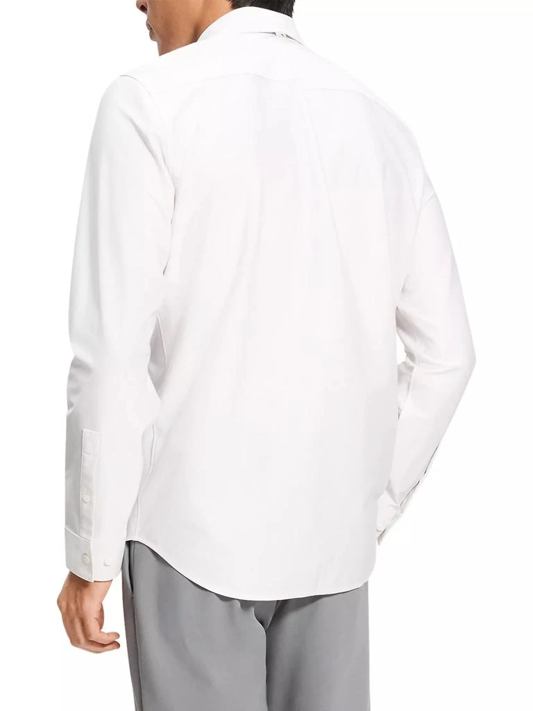 Theory Sylvain Cotton-Blend Button-Front Shirt 6
