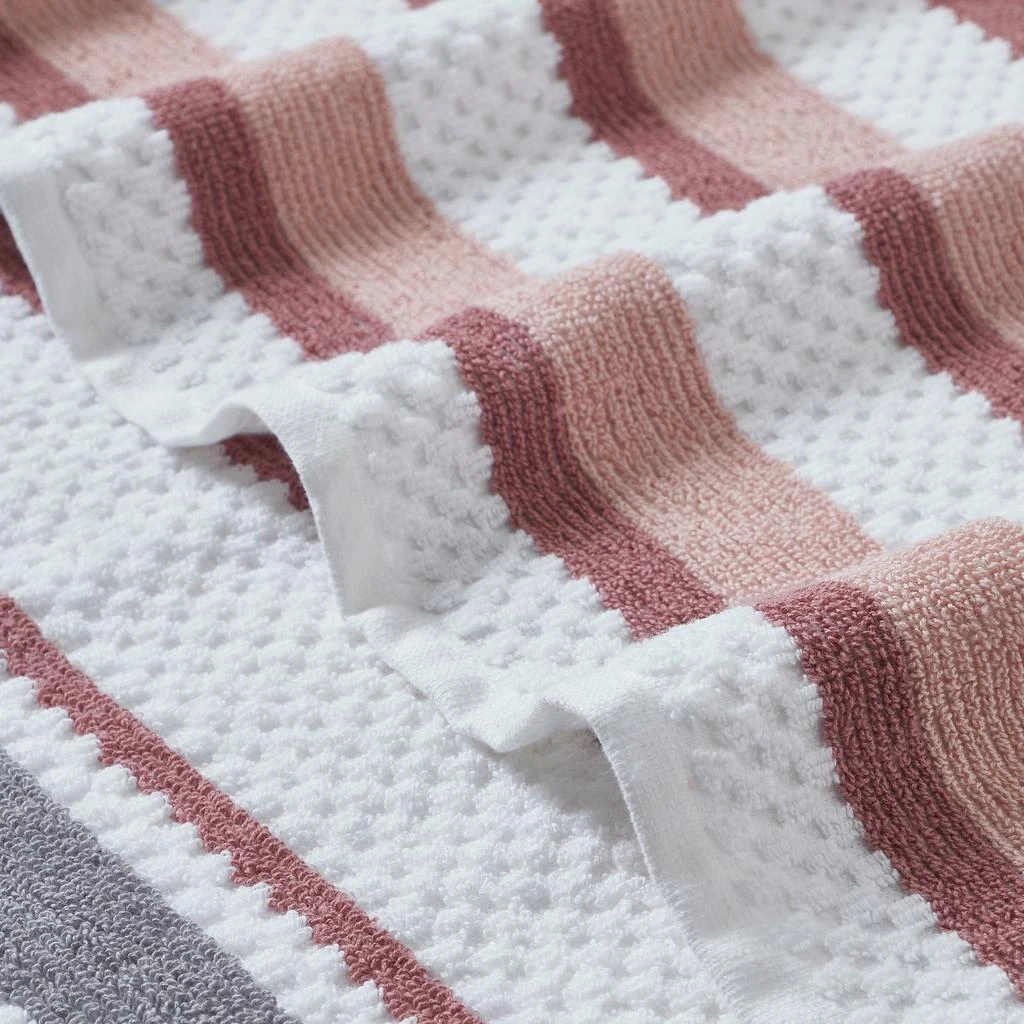 Modern Threads Pax 6-Piece Reversible Yarn Dyed Jacquard Towel Set - Bath Towels, Hand Towels, & Washcloths - Super Absorbent & Quick Dry - 100% Combed Cotton 2
