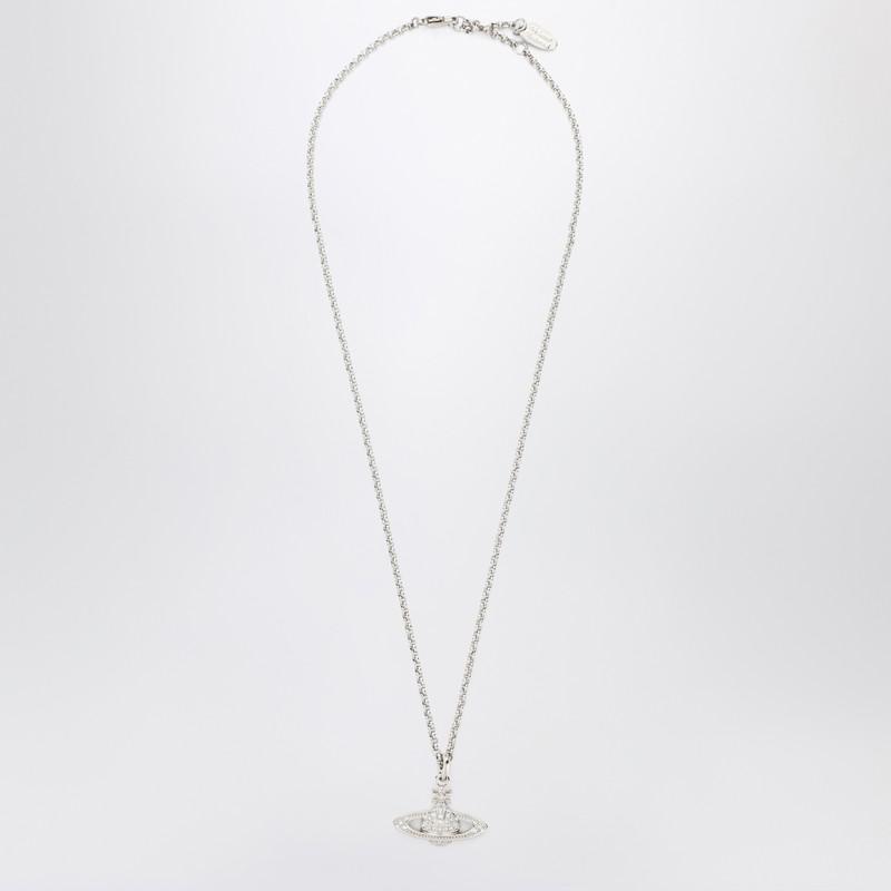 Vivienne Westwood Mini Bas Relief Pendant necklace in silver