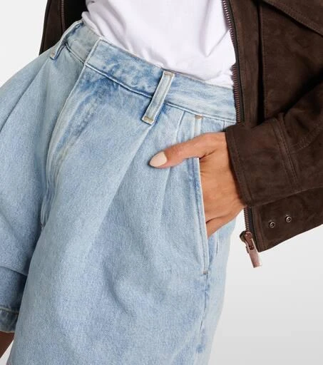 AGOLDE Becker denim shorts 5