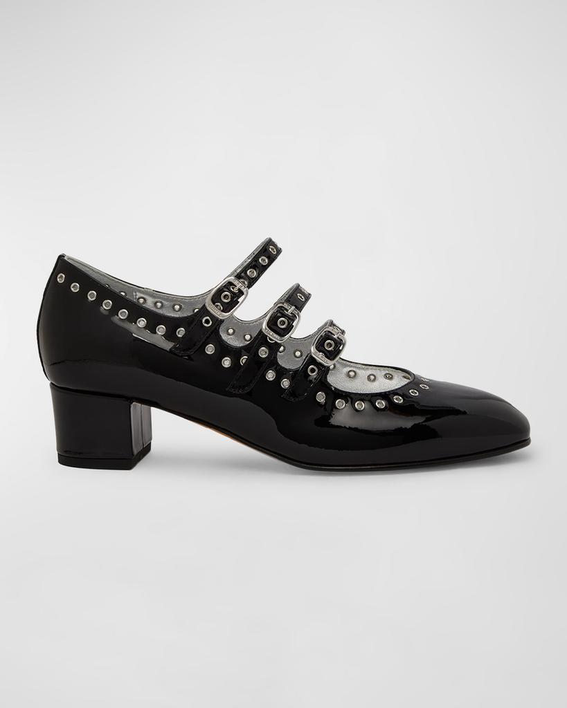 CAREL Camden Grommet Patent Mary Jane Pumps