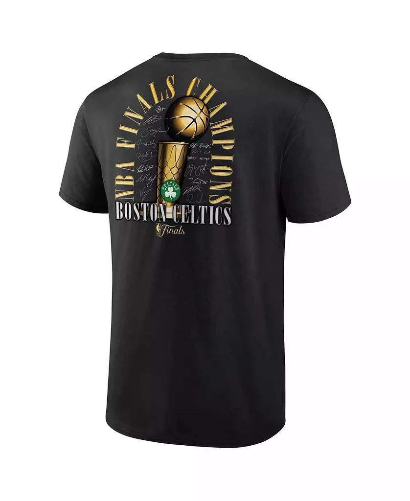 Fanatics Men's Boston Celtics 2024 NBA Finals Champions Fade Away Jumper Roster Signature T-Shirt 3