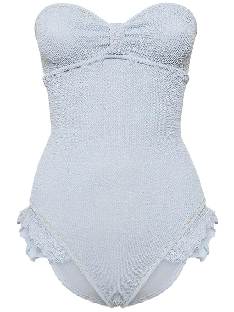 REINA OLGA Laila Strapless One Piece Swimsuit