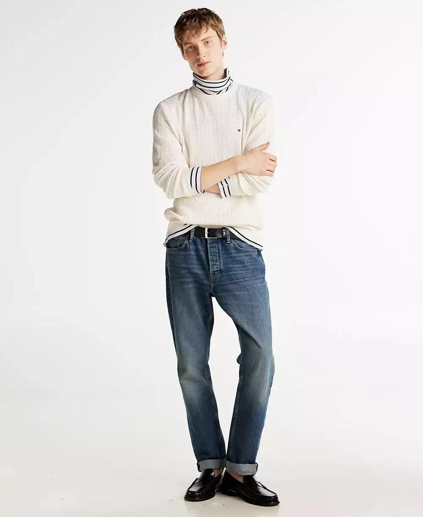 Tommy Hilfiger Men's Herringbone Knit Sweater 4