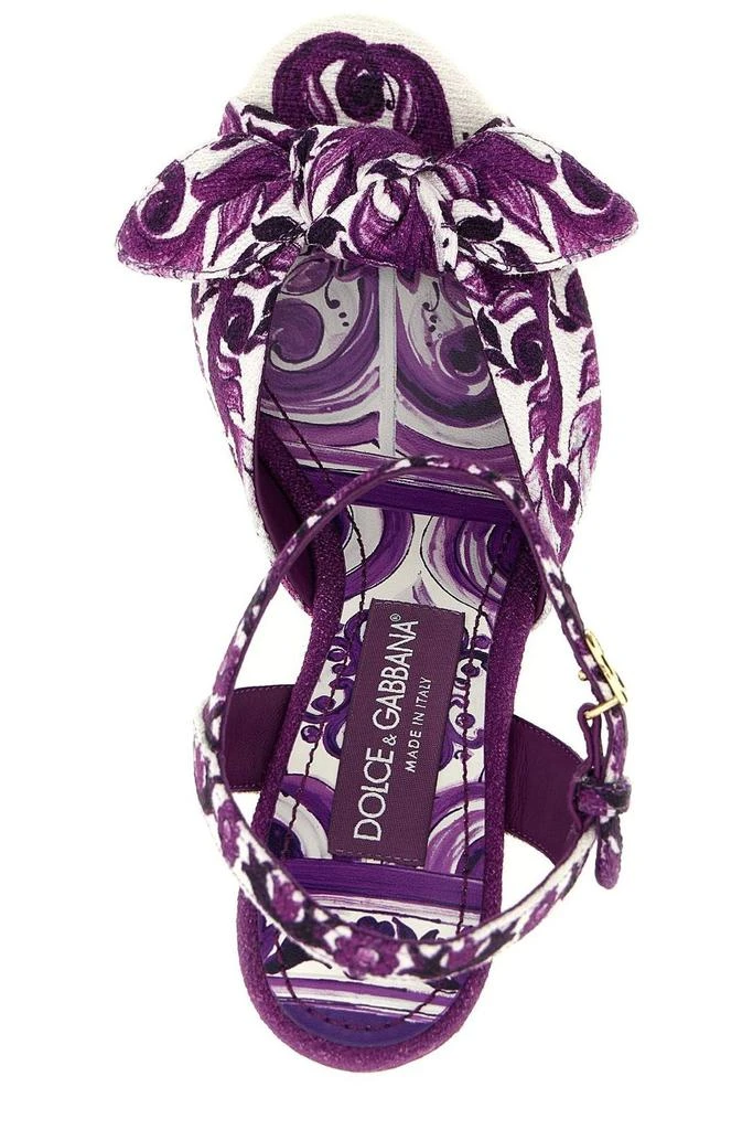 Dolce 
Gabbana Dolce 
Gabbana Majolica Printed Sandals 4