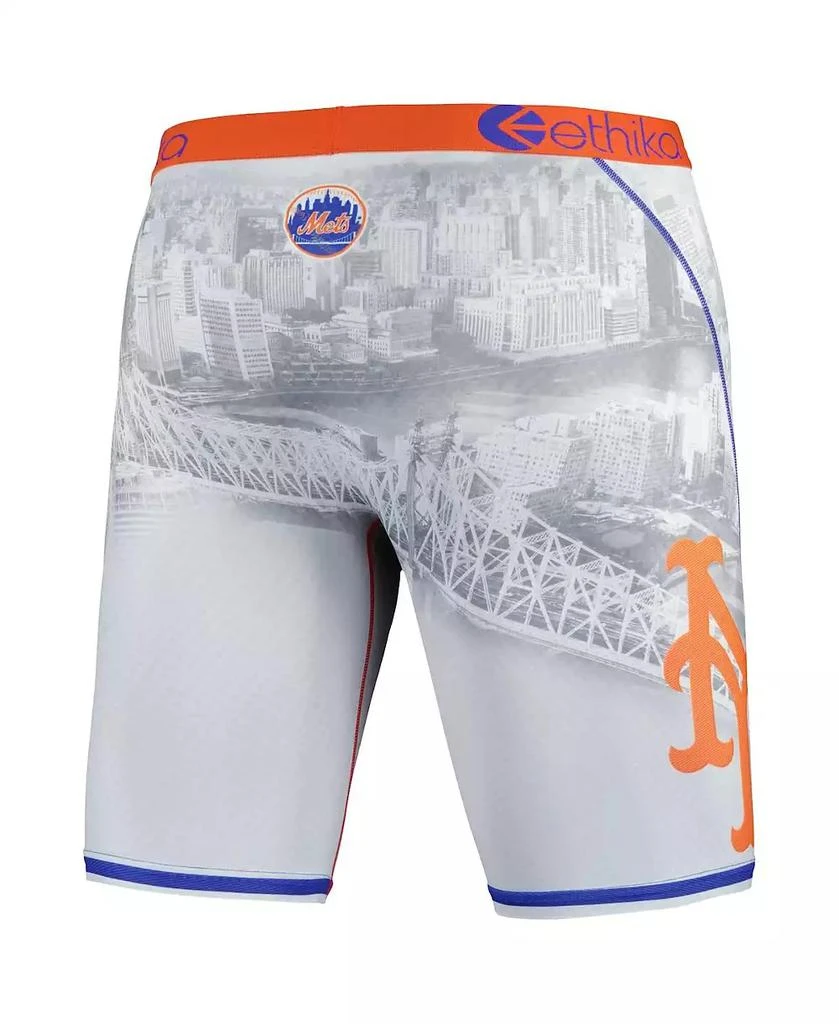 Ethika Men's White New York Mets Jerseyscape Boxer Briefs 3