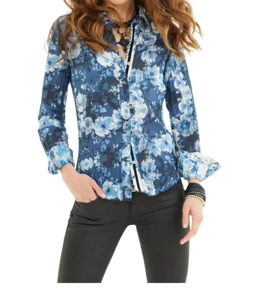 Cino Bahai Button Down Shirt In Midnite 1