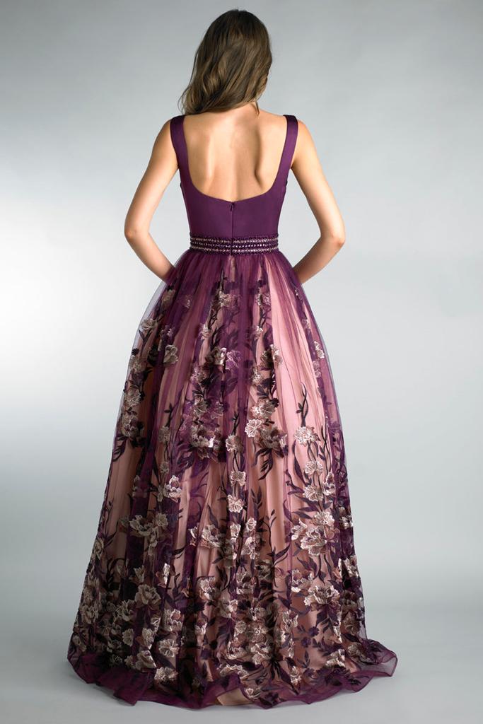 Basix Black Label Sleeveless Evening Gown