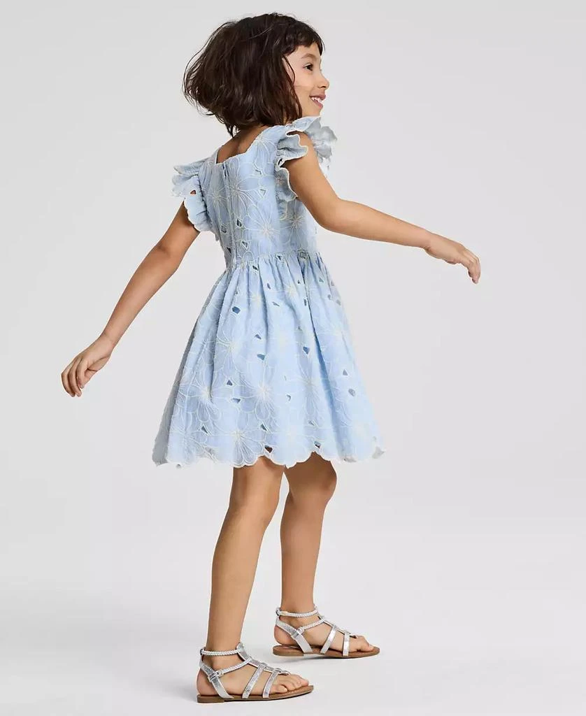 Rare Editions Toddler and Little Girls Enlarged Flora Eyelet Dress 2