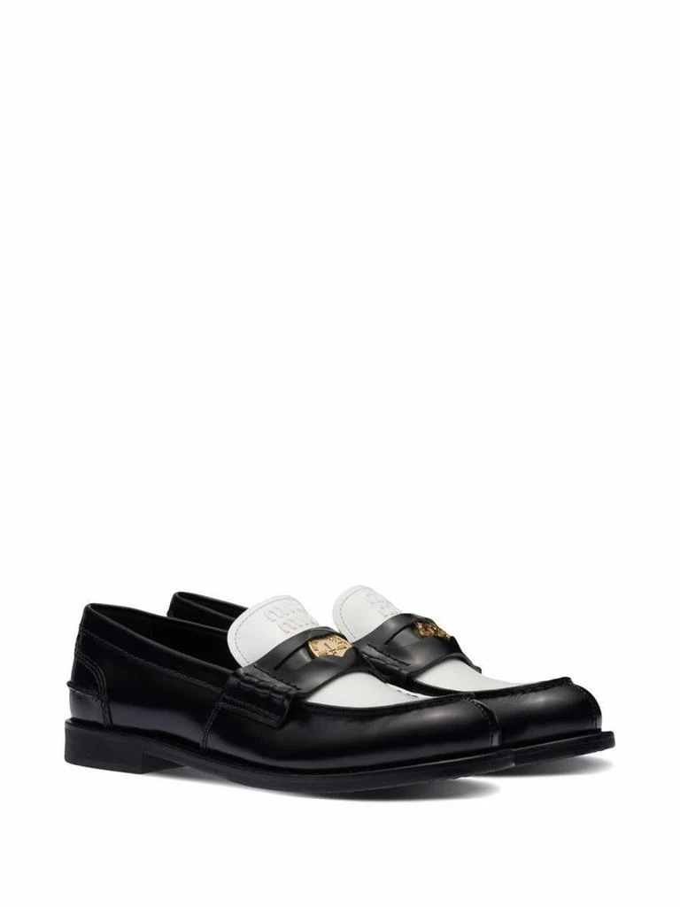 Miu Miu Mocassini Spazzolato Bicolore – On Sale Now with Up to