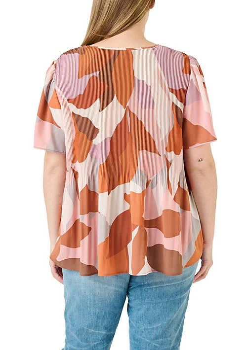DR2 by Daniel Rainn By Daniel Rainn Bell Sleeve Top Plus Size 3