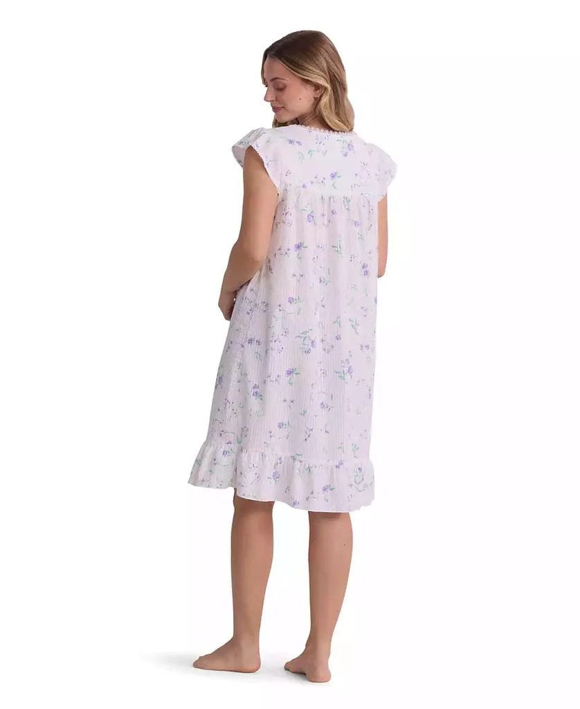 Miss Elaine Women
s Short-Sleeve Woven Sleepwear Nightgown 3