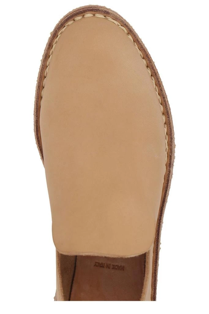 guidi Guidi Round Toe Slip-On Flats 4