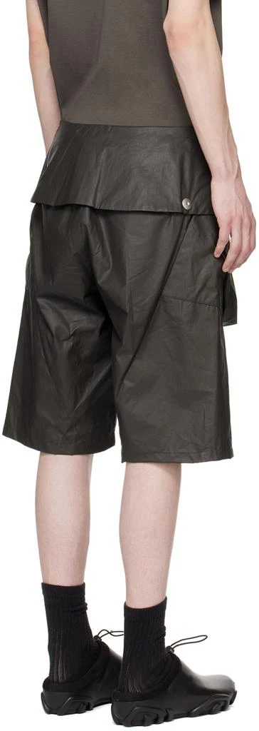 Omar Afridi Brown Flap Shorts 3