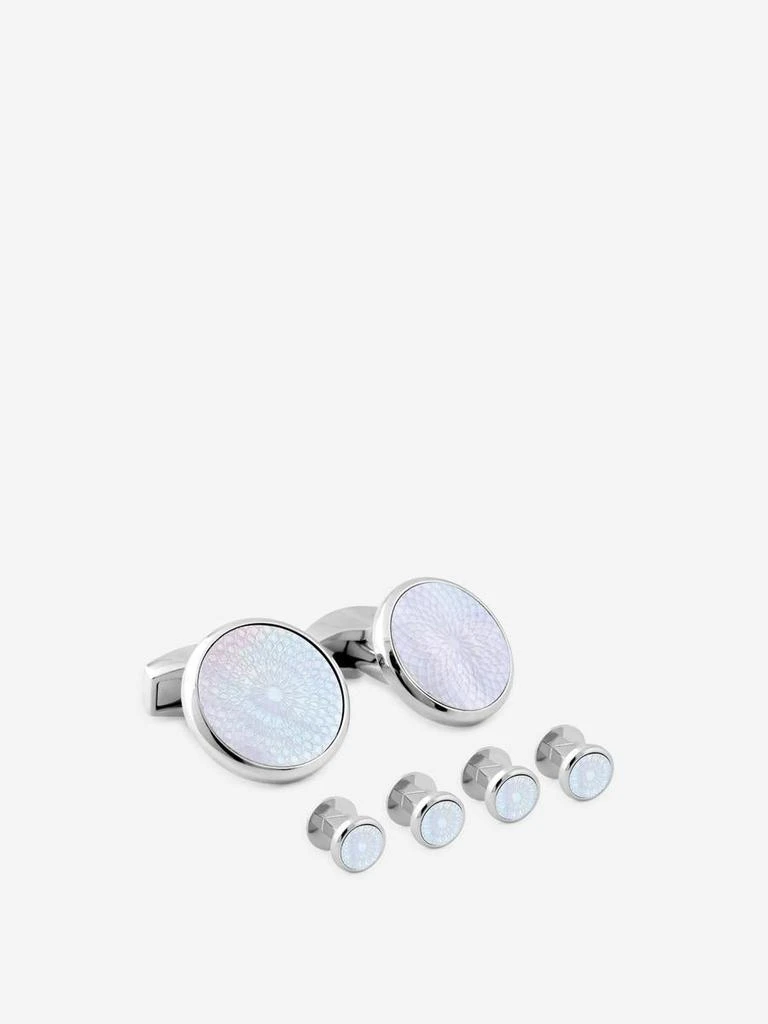 Tateossian Tateossian Round Guilloché Cufflinks 1