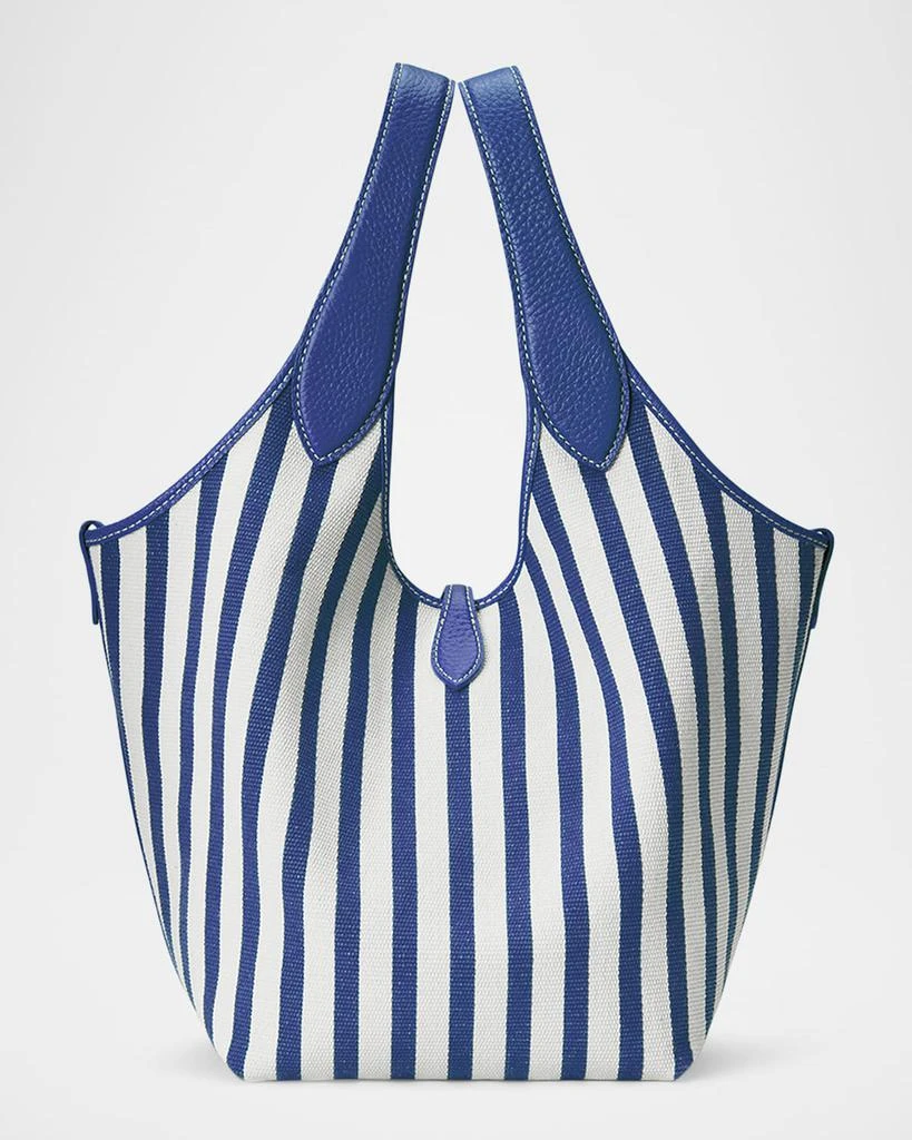 Ralph Lauren Polo Play Striped Canvas Tote Bag 3