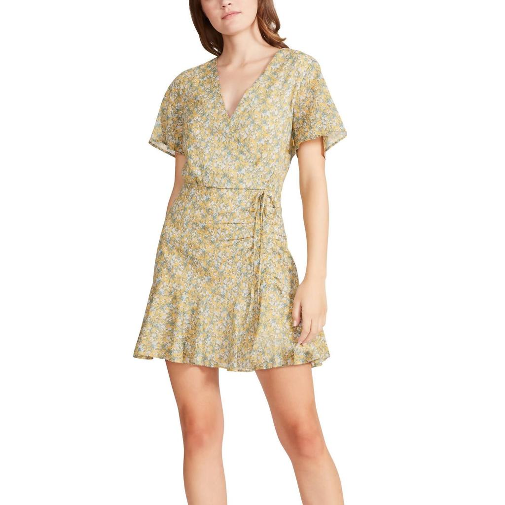 BB Dakota Big Flirt Energy Dress In Sunflower