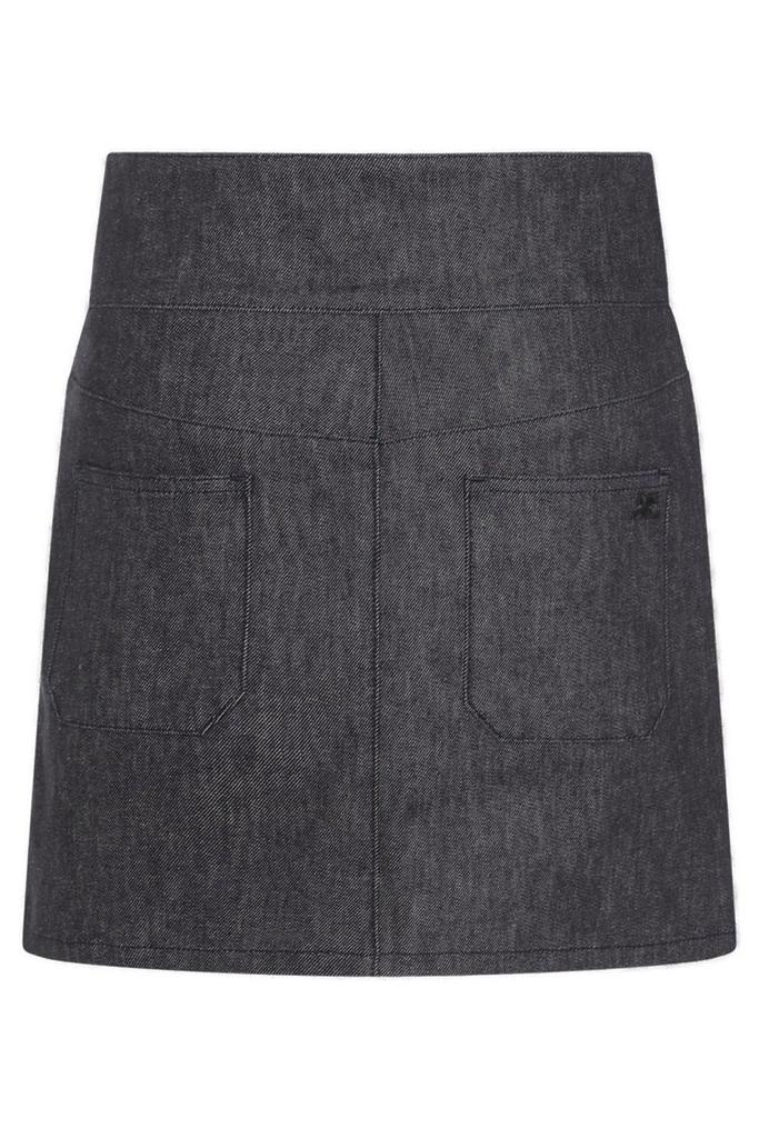 Courrèges Courrèges Belted Denim Mini Skirt - Dresses