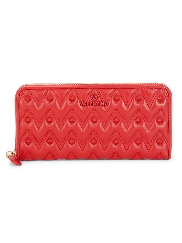 Mario Valentino Leonard Sauvage Leather Continental Wallet 1