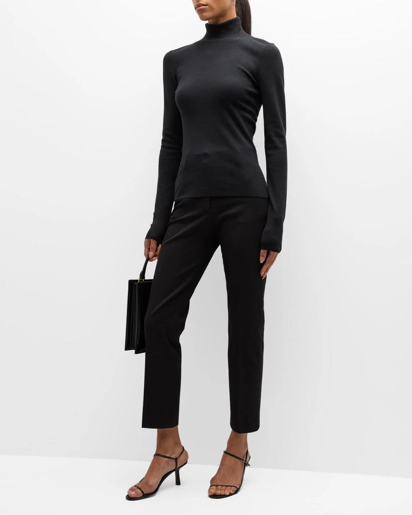 Joseph Coleman Cropped High-Rise Gabardine Pants 3