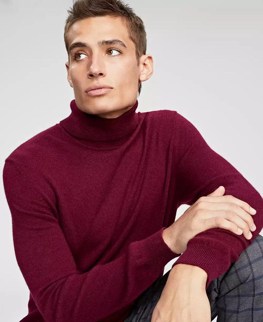 Club Room Men's Cashmere Turtleneck Sweater, Created for Macy's 3